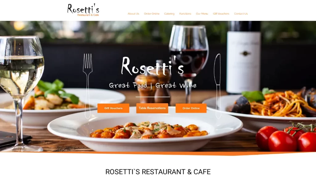 Rosettis Restaurant and Cafe - Great Food and Great Wine